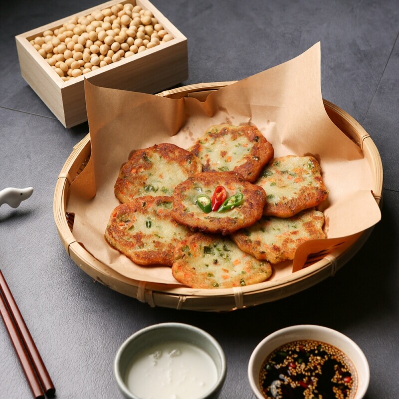 해모운,홍천콩 생비지전 4종(감자,옥수수,녹두,고추)/홍천콩 100% 냉동간편요리 300g/해모운